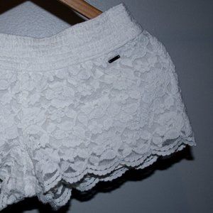 Hollister White Short Shorts